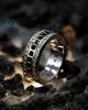 Elegant Heart Pendant Ring – Simple Gold