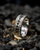 Elegant Heart Pendant Ring – Simple Gold